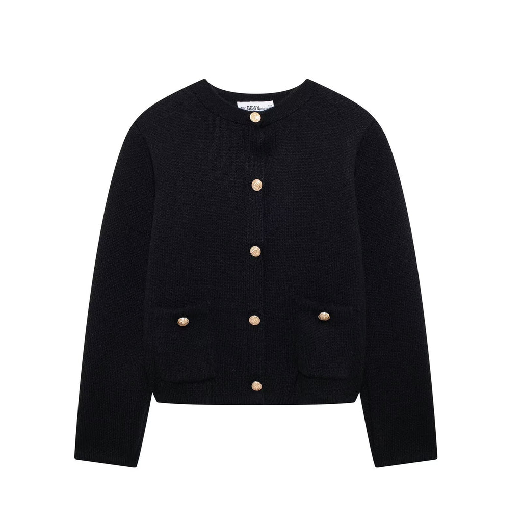 Knitwear Women's Round Neck Solid Color Loose Pullover Leisure
