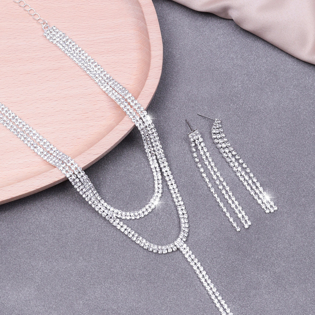 A Set Of Hot Sale Exquisite Claw Chain Necklace Exaggerated Necklace Set