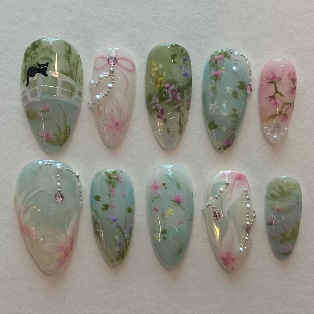 24 Pieces Spring And Summer New Almond Flower Wear Armor