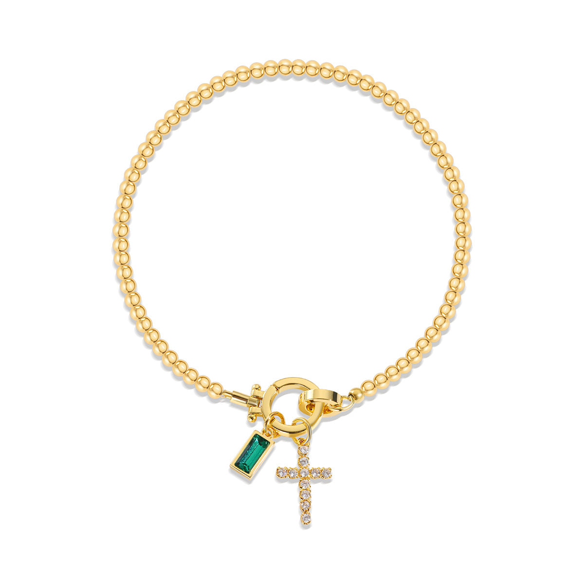 Zodiac Moon Stone Pendant Bracelet