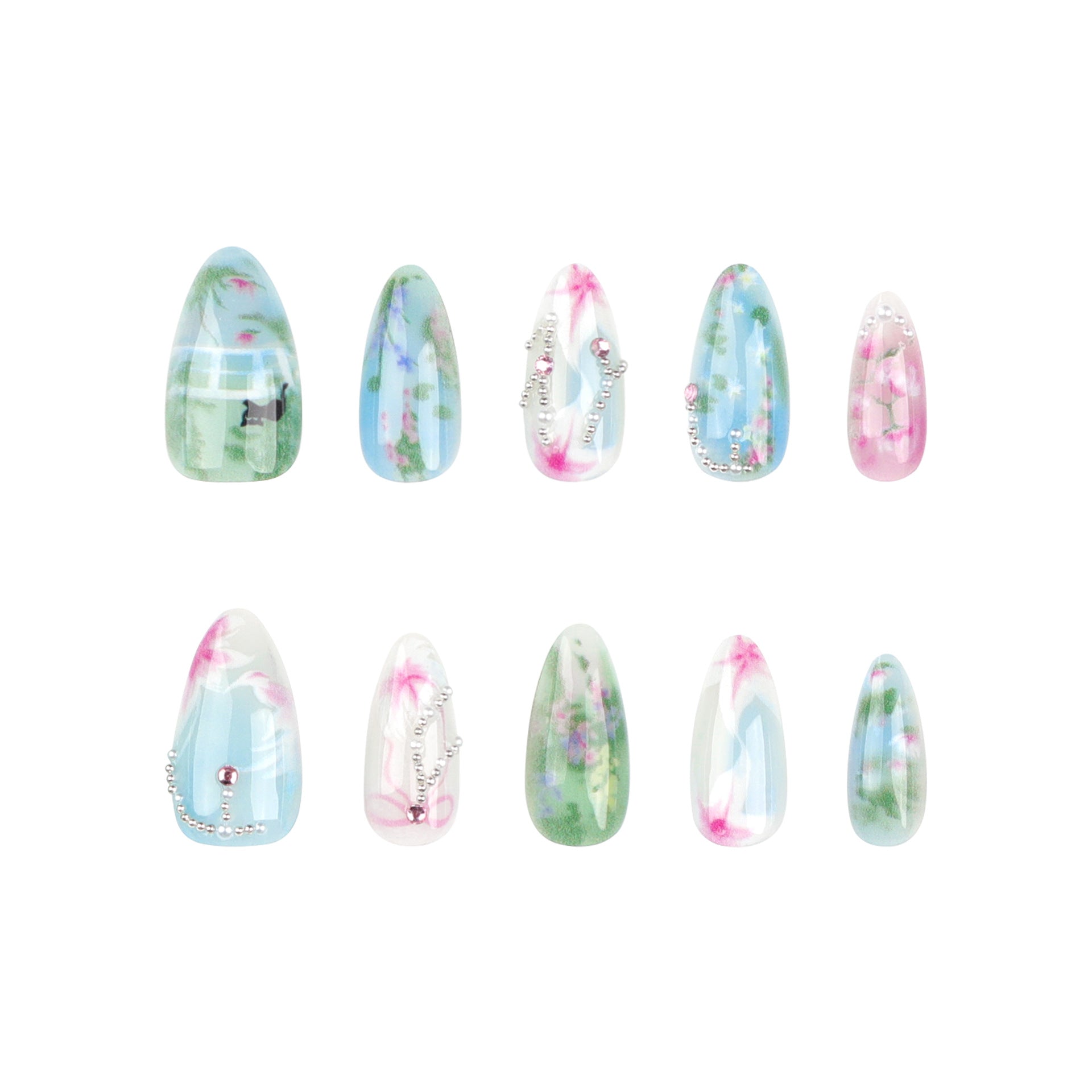 24 Pieces Spring And Summer New Almond Flower Wear Armor