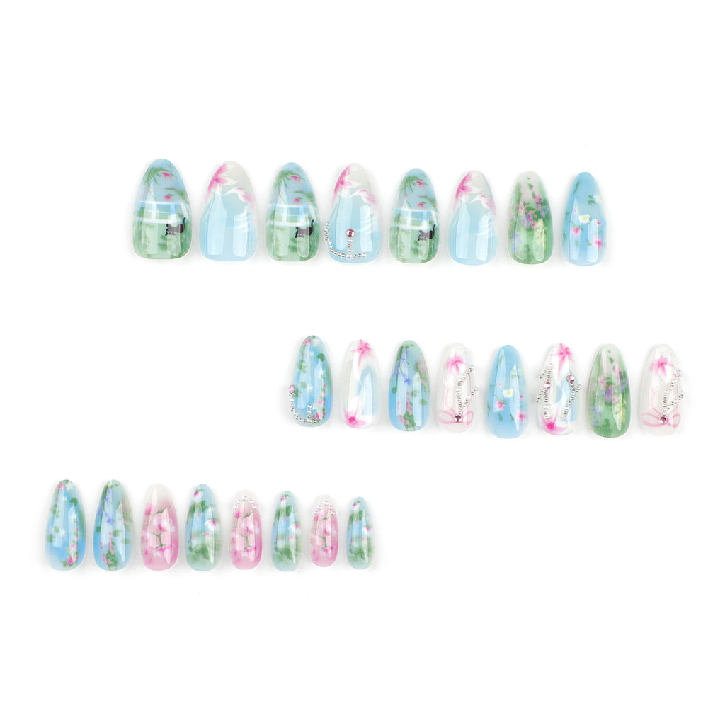 24 Pieces Spring And Summer New Almond Flower Wear Armor