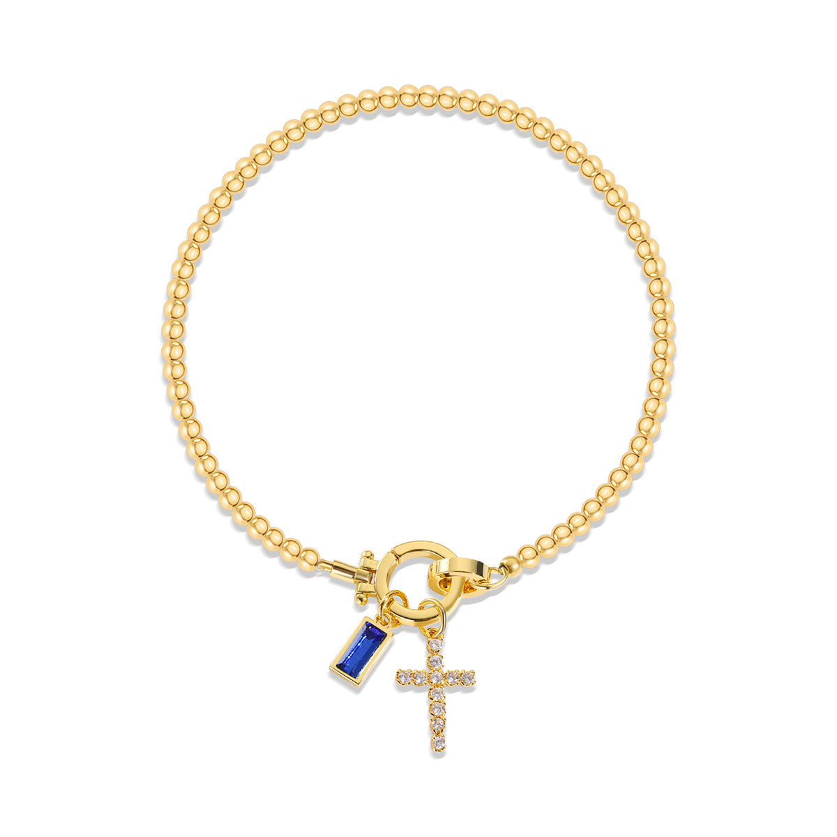 Zodiac Moon Stone Pendant Bracelet