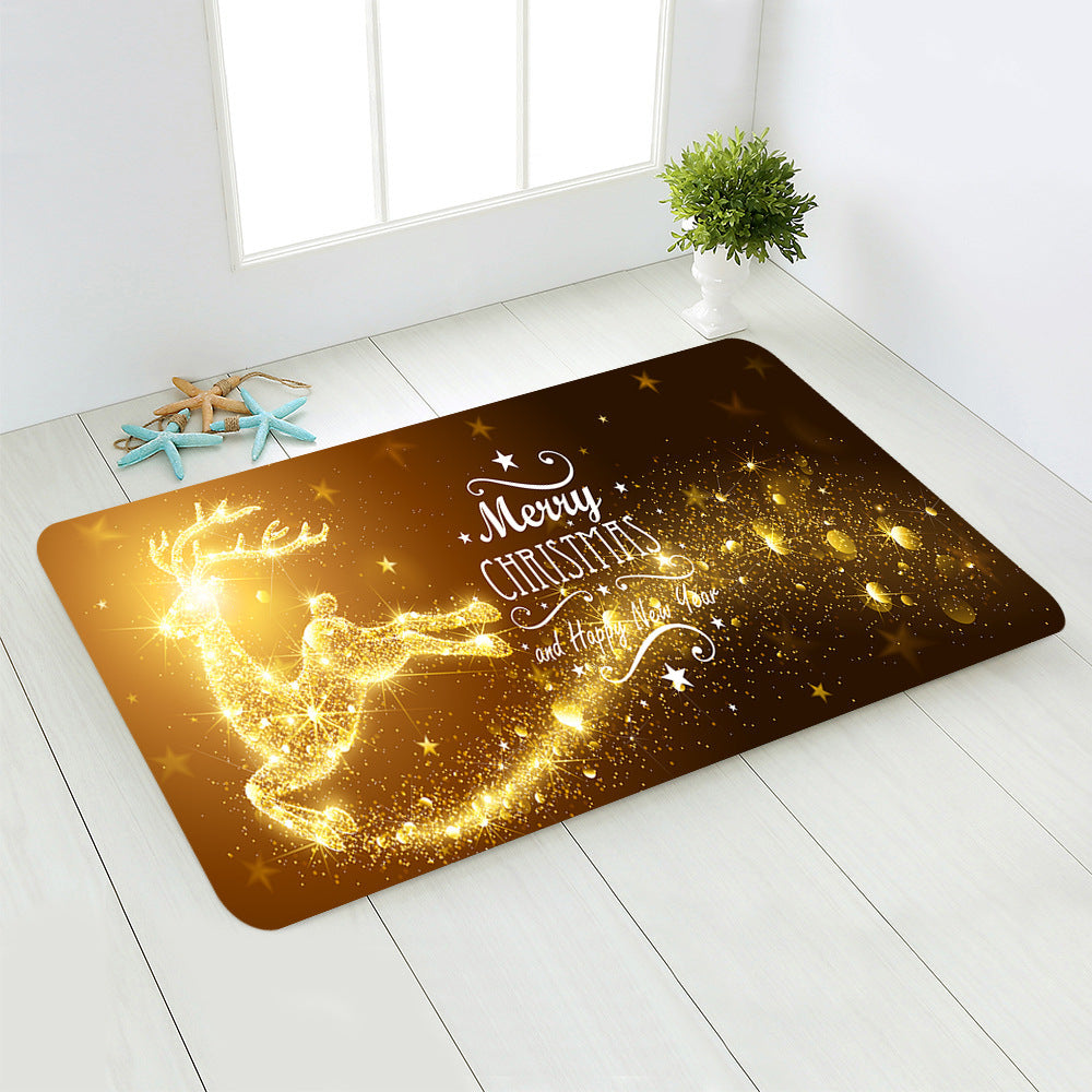 Home Santa Claus Bedroom Floor Mat