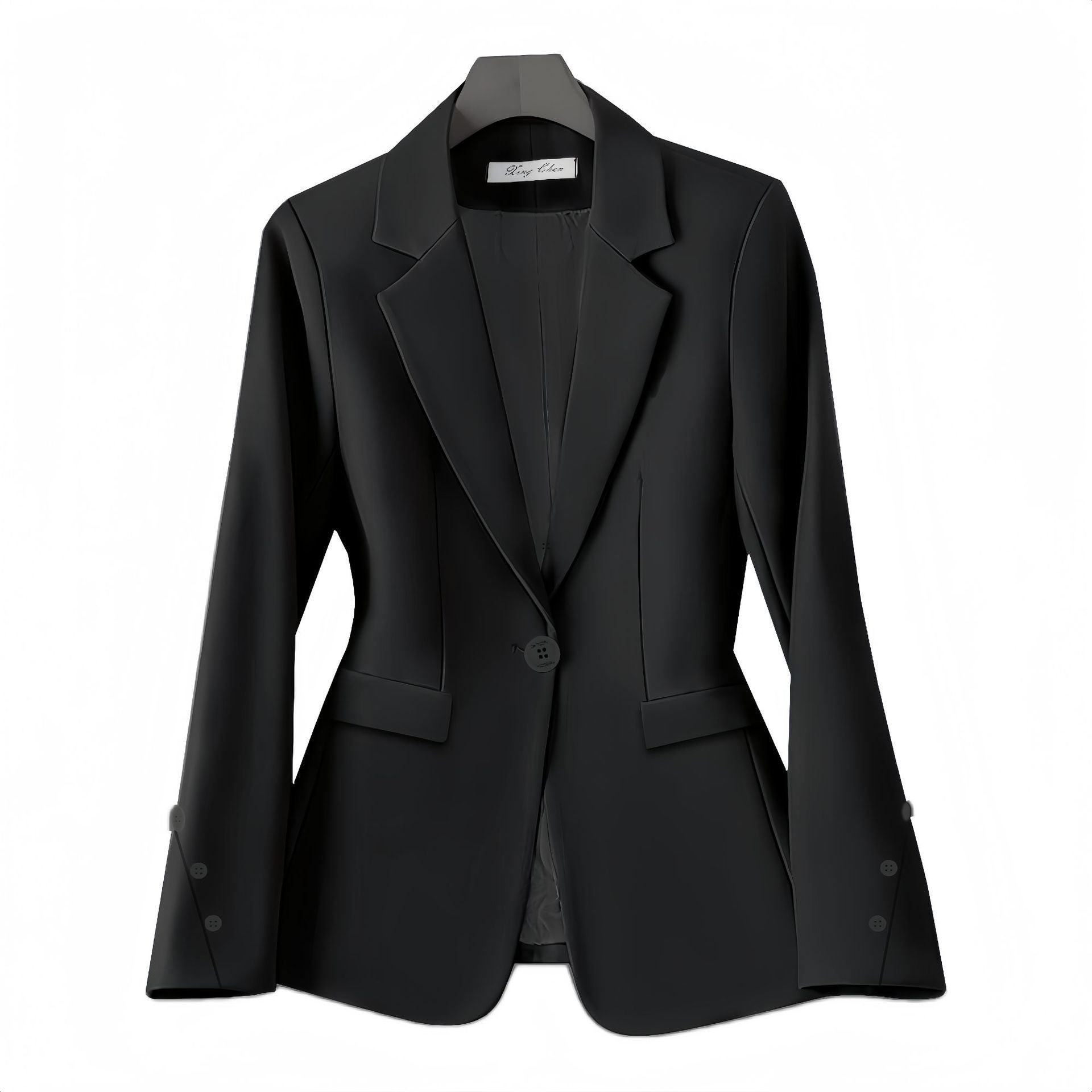 Korean Style Loose Spring And Autumn High-grade Female Brown Suit