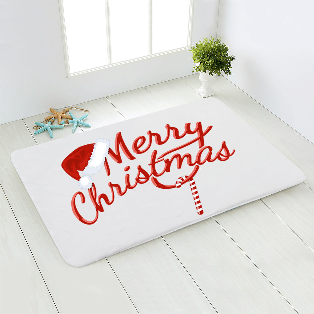 Home Santa Claus Bedroom Floor Mat
