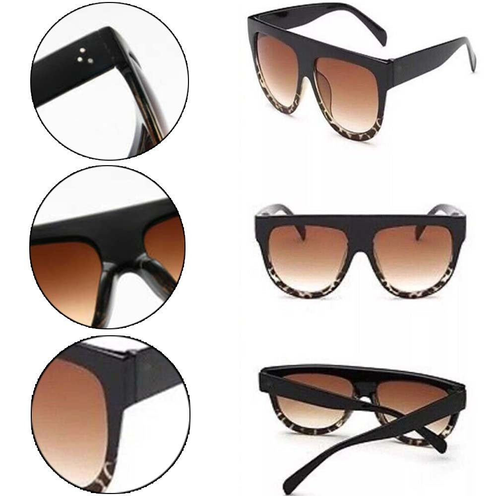 Women Sunglasses Oversized Square Goggles Shades Sun Glasses Outdoor Vintage